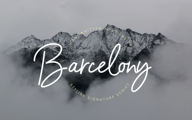 Barcelony handtekening lettertype