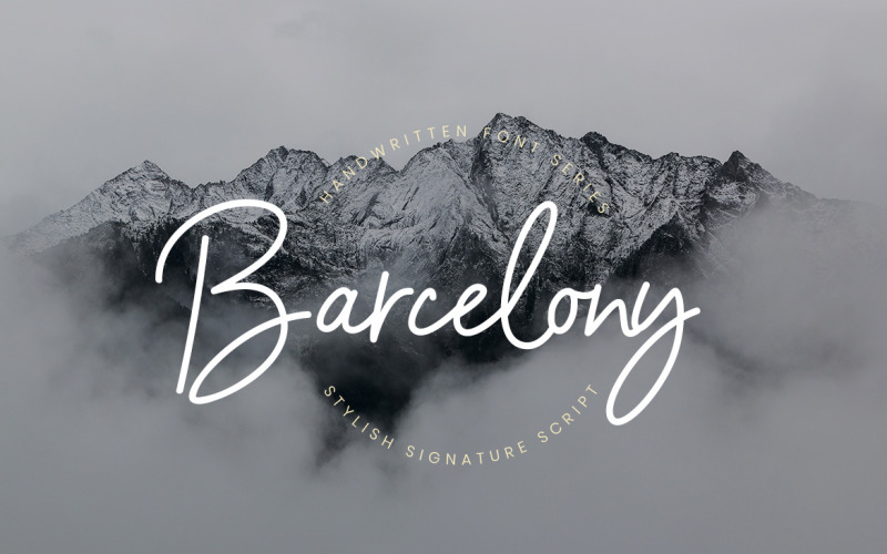 Czcionka podpisu Barcelony