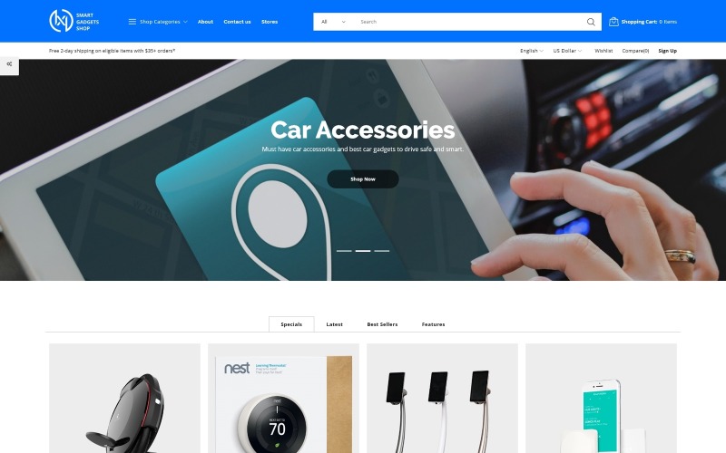 IXI - Thème PrestaShop pour Smart Gadgets Clean Bootstrap Ecommerce