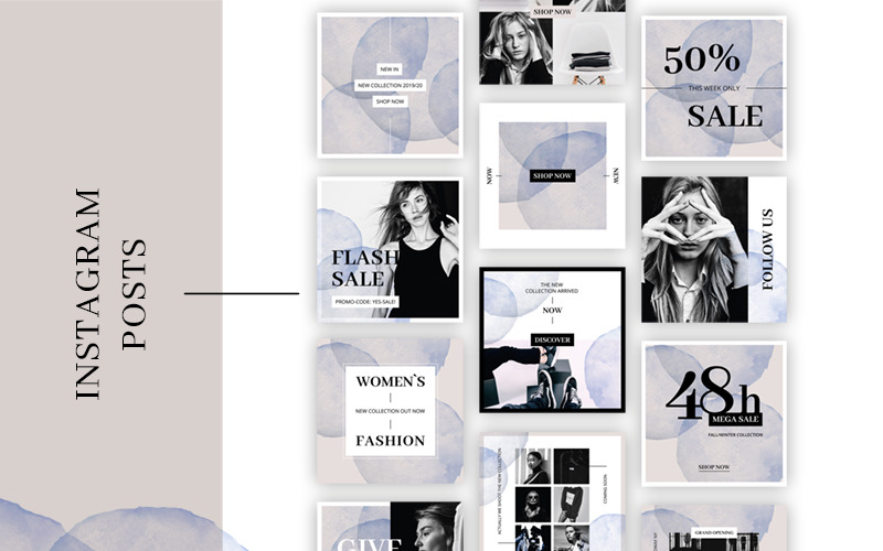 MODA Instagram Post Modello di social media