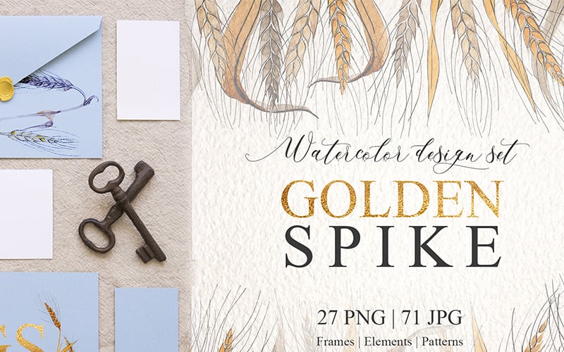 Download Иллюстрация "Spike Watercolor Design Set Png - Illustration" / Spike Watercolor Design Set Png - Illustration - Иллюстрация на тему графика spike watercolor design set png