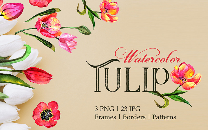 Download Иллюстрация "Tulip Red Watercolor Png - Illustration" / Tulip Red Watercolor Png - Illustration - Иллюстрация на тему графика tulip red watercolor png