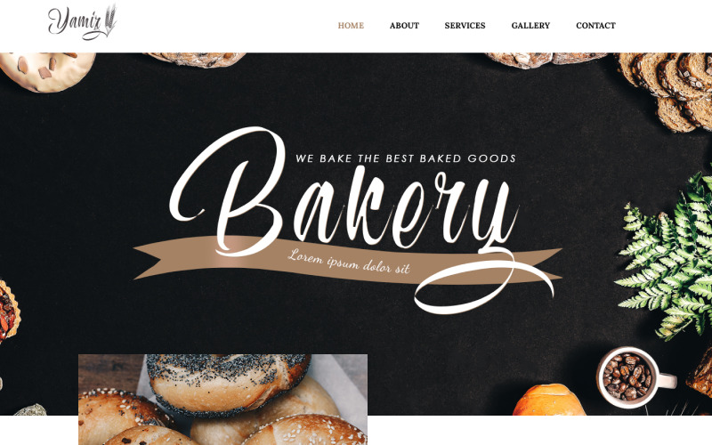 Yamiz — Многоцелевая анимированная тема WordPress Elementor для пекарни
