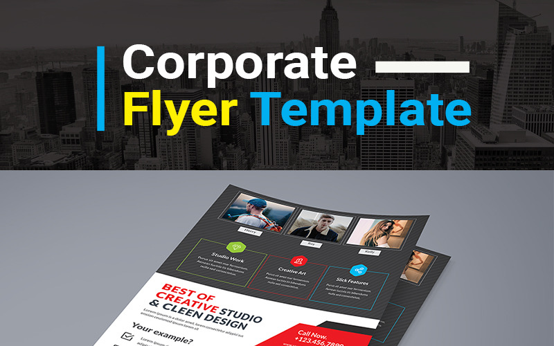 Download Фирменный стиль "CREATIVE STUDIO FLYER PSD - Corporate Identity Template" / CREATIVE STUDIO FLYER PSD - Corporate Identity Template - Фирменный стиль на тему графика ad agency builder bundle business clean coaching company concept consulting corporate creative design digital flyer flyers marketing modern multipurpose office