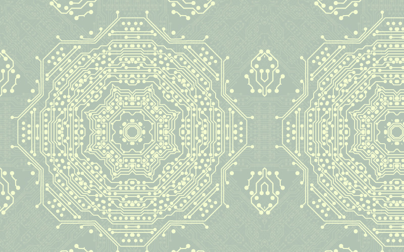 Electrical Circuit Seamless Pattern