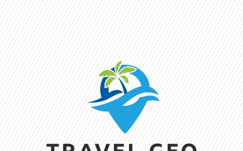Шаблон логотипа путешествия