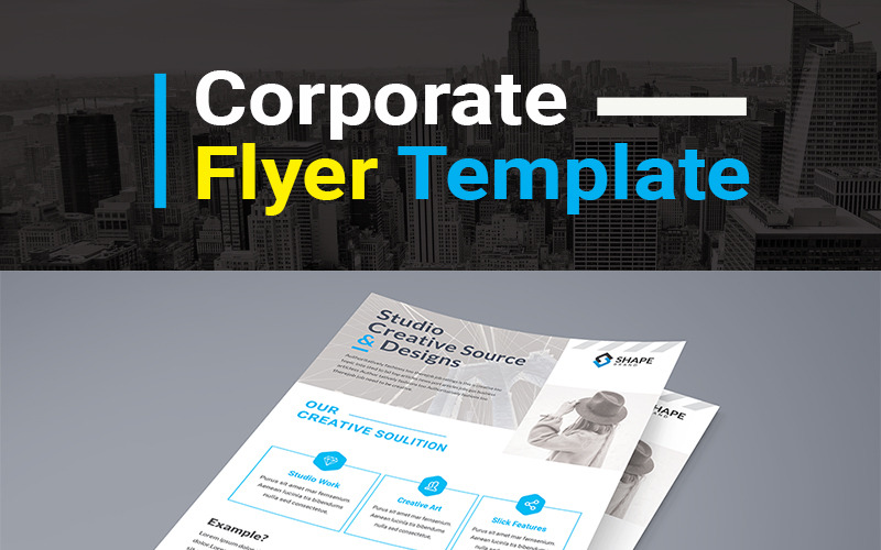 Download Фирменный стиль "Studio Creative Flyer PSD - Corporate Identity Template" / Studio Creative Flyer PSD - Corporate Identity Template - Фирменный стиль на тему графика ad agency builder bundle business clean coaching company concept consulting corporate creative design digital flyer flyers marketing modern multipurpose office