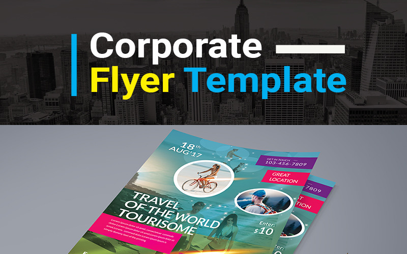 Download Фирменный стиль "Travel Flyer PSD - Corporate Identity Template" / Travel Flyer PSD - Corporate Identity Template - Фирменный стиль на тему графика ad agency builder bundle business clean coaching company concept consulting corporate creative design digital flyer flyers marketing modern multipurpose office