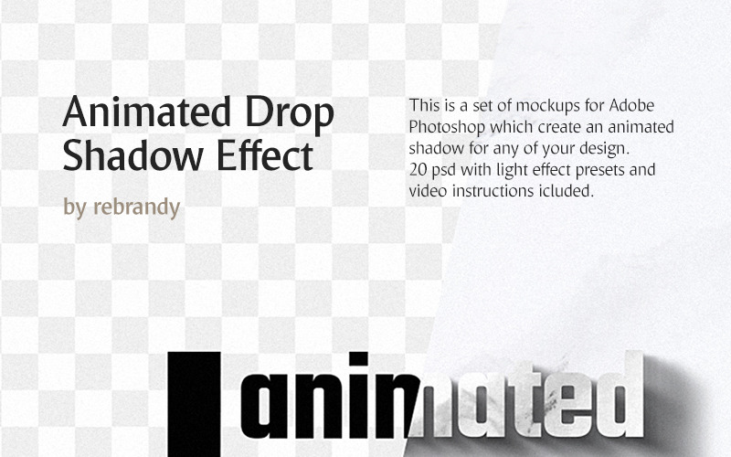 Download Мокап для продукта "Animated Drop Shadow Effect product mockup" / Animated Drop Shadow Effect product mockup - Мокап для продукта на тему графика shadow graphic effect shadows drop animated animation video instagram preset 3d action mockup effects movie animator dark stories psd mokcup