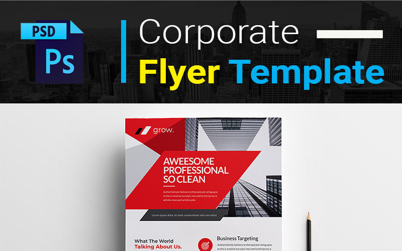 Download Фирменный стиль "Awesome Flyer - Corporate Identity Template" / Awesome Flyer - Corporate Identity Template - Фирменный стиль на тему графика ad agency builder bundle business clean coaching company concept consulting corporate creative design digital flyer flyers marketing modern multipurpose office