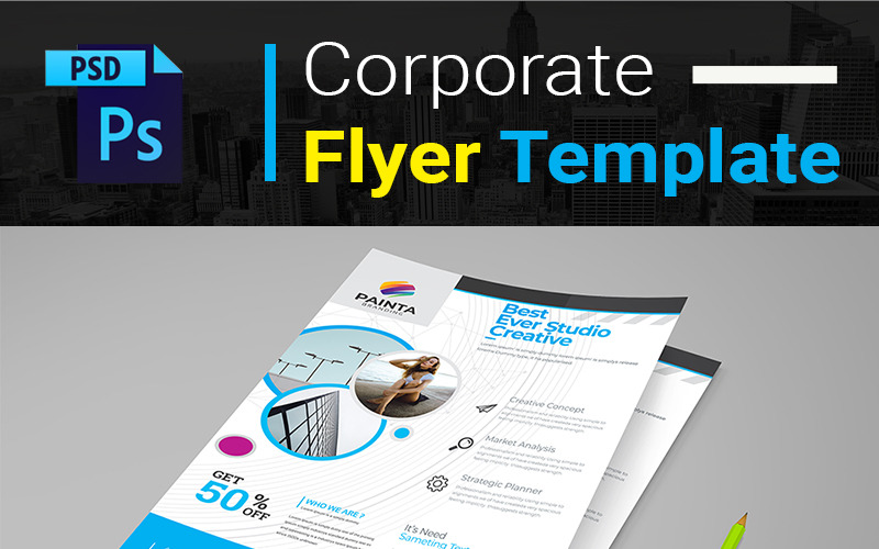 Download Фирменный стиль "Best Ever Studio Creative Flyer - Corporate Identity Template" / Best Ever Studio Creative Flyer - Corporate Identity Template - Фирменный стиль на тему графика ad agency builder bundle business clean coaching company concept consulting corporate creative design digital flyer flyers marketing modern multipurpose office