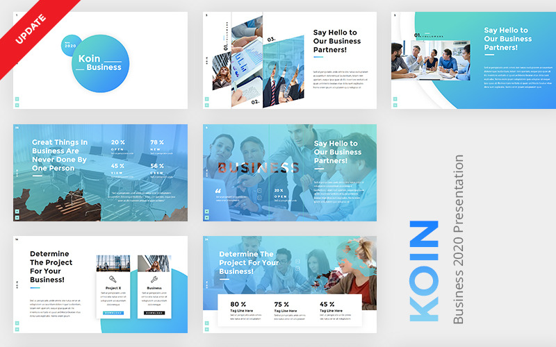 Koin Business 2020 - šablona Keynote