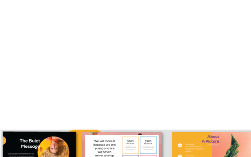 Pastell - Modern PowerPoint-mall