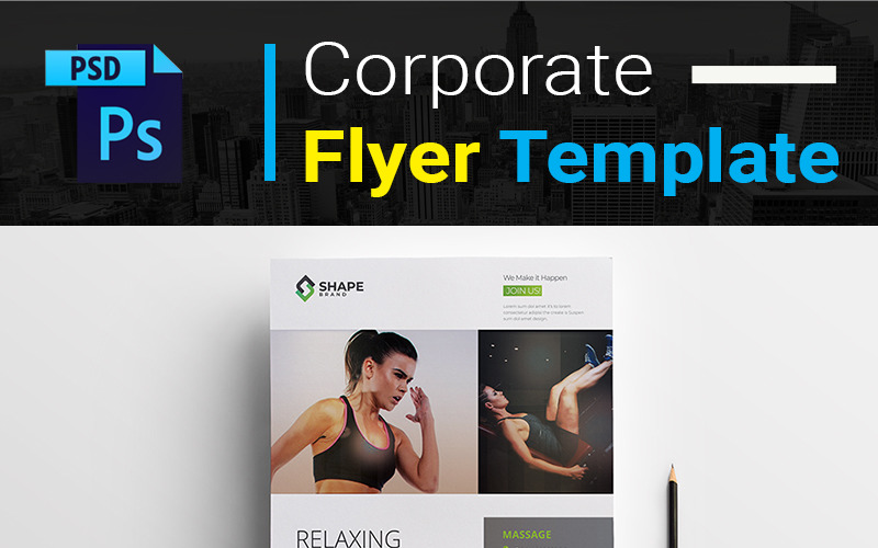 Download Фирменный стиль "Relaxing Your Body Flyer - Corporate Identity Template" / Relaxing Your Body Flyer - Corporate Identity Template - Фирменный стиль на тему графика ad agency builder bundle business clean coaching company concept consulting corporate creative design digital flyer flyers marketing modern multipurpose office