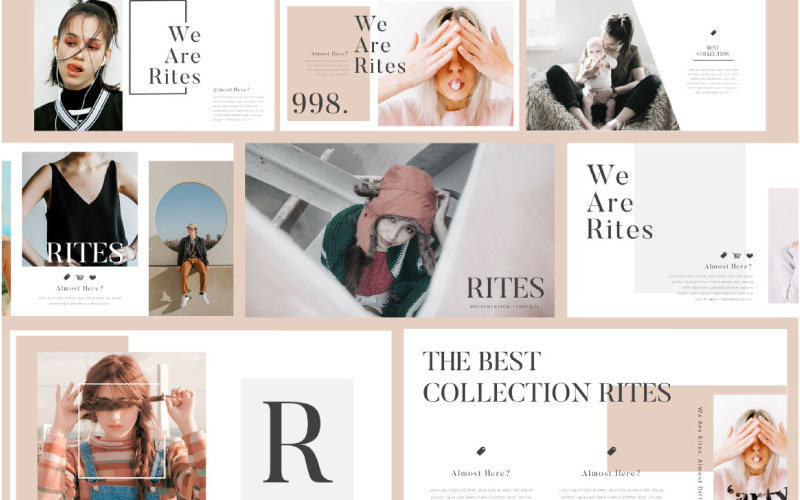 Rites - Yaratıcı PowerPoint şablonu