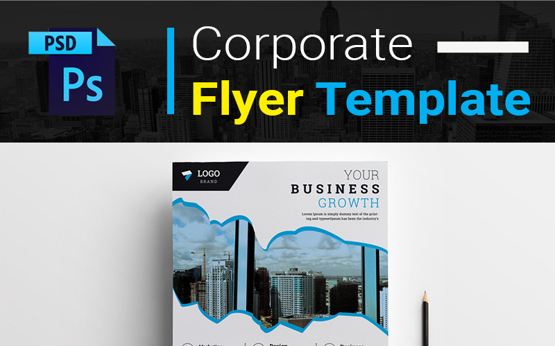 Download Фирменный стиль "Your Business Flyer - Corporate Identity Template" / Your Business Flyer - Corporate Identity Template - Фирменный стиль на тему графика ad agency builder bundle business clean coaching company concept consulting corporate creative design digital flyer flyers marketing modern multipurpose office