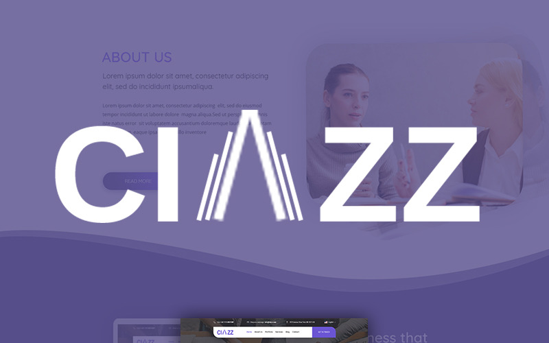Download PSD шаблон "Ciazz Multipurpose PSD Template" / Ciazz Multipurpose PSD Template - PSD шаблон на тему графика multipurpose-psd corporate-psd read-to-html