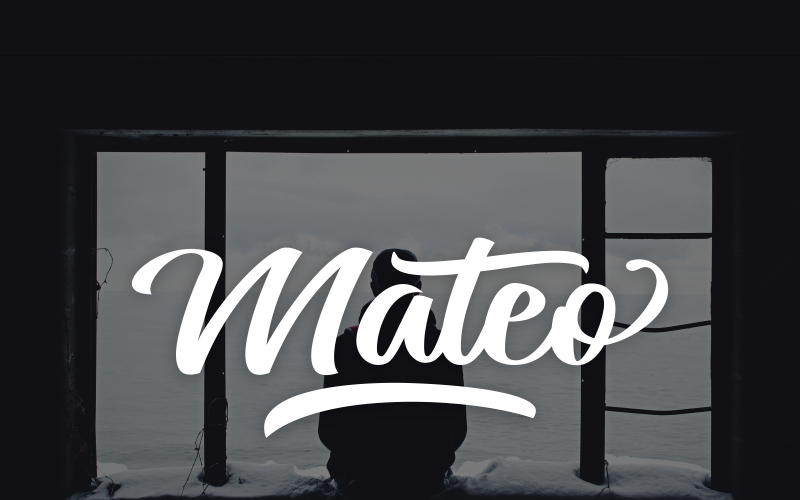 Mateo Cursive Font