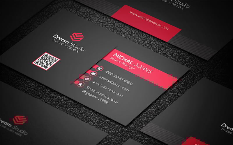 Download Фирменный стиль "Modern Professional Business Card - Corporate Identity Template" / Modern Professional Business Card - Corporate Identity Template - Фирменный стиль на тему графика abstract art black and white blue business bundle card clean colorful cool corporate creative divergent dreamstudio-eg elegant minimal minimalist personal