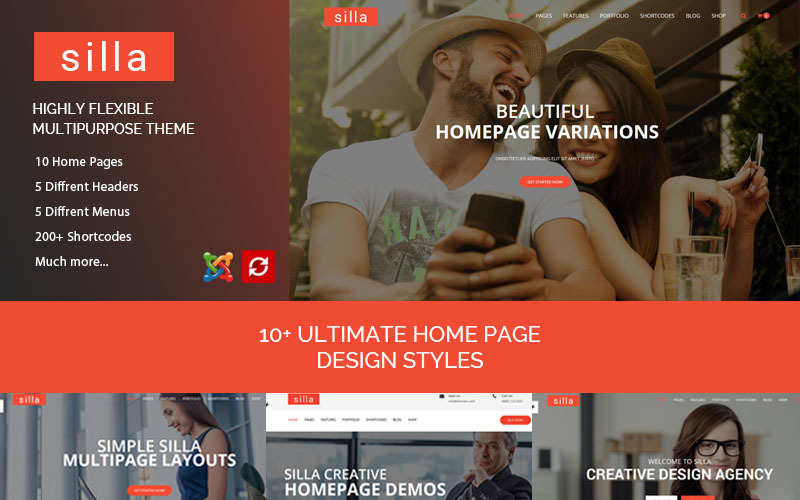 адаптивный многоцелевой шаблон joomla