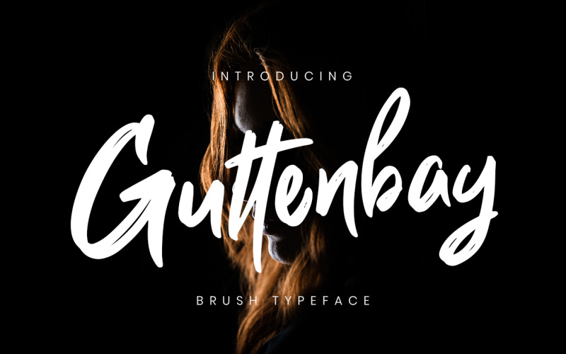 Шрифт Guttenbay Brush Typeface