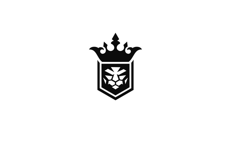 Aslan Kral Logo şablonu