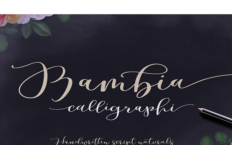 Bambia Lettertype
