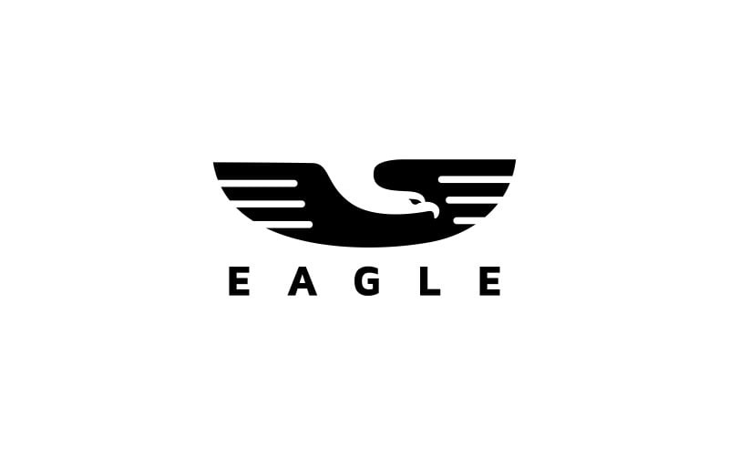 Eagle Logo Template #77189 - TemplateMonster