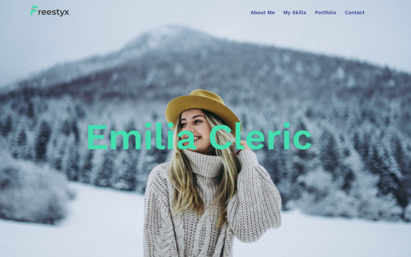 Freestyx - Thème WordPress Elementor moderne d'une page Freelancer