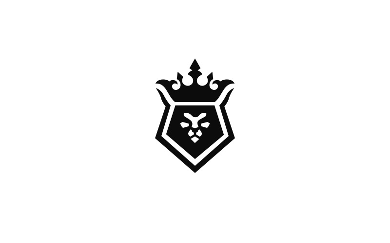 Download Шаблон логотипа "King Logo Template" / King Logo Template - Шаблон логотипа на тему графика beard brand branding castle crown design face graphic great head human icon illustrator king kingdom leader legend logo majestic majesty,animal,animals,beast,big,cat,club,creative,crown,desig