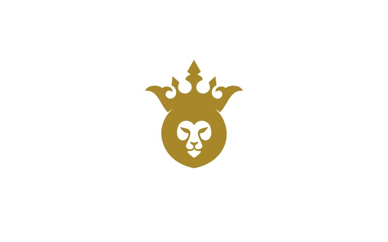 Download Шаблон логотипа "Lion King Logo Template" / Lion King Logo Template - Шаблон логотипа на тему графика animal animals branding club company crown elegant head jungle king lion logo luxury power powerpoint royal shield sport strength strong,animals,creative,logo,crest,crown,entertainment,finanx