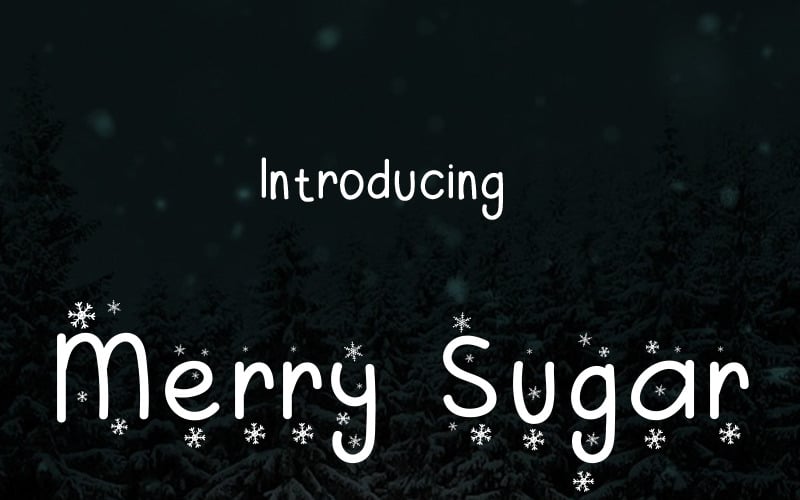 Merry Sugar Font
