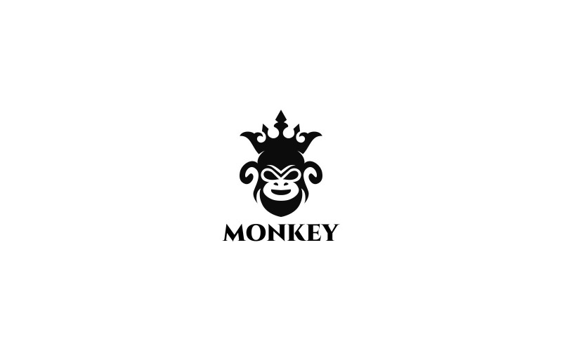 Download Шаблон логотипа "Monkey Logo Template" / Monkey Logo Template - Шаблон логотипа на тему графика angry animals ape branding brave chimp club creative defense design gorilla graphic icon king kong logo mascot media monkey powerpoint,logo,king,crown,angry,animals,ape,branding,brave,chimp,c