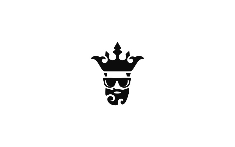Шаблон логотипа Fashion King