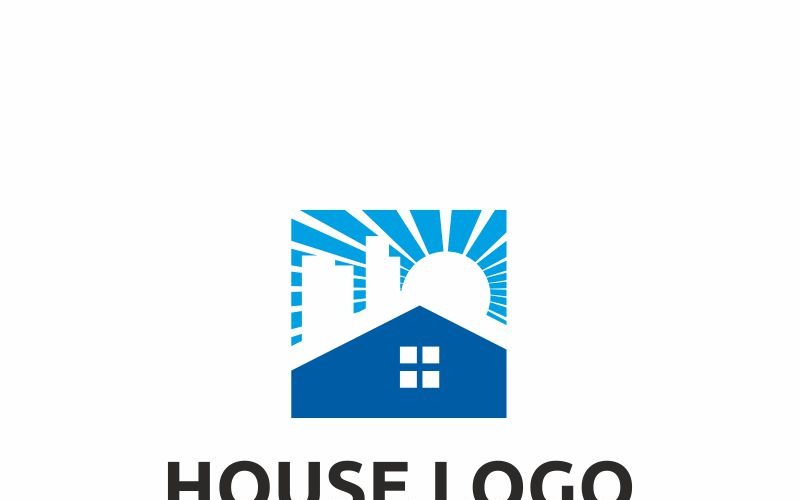 Шаблон логотипа жилья
