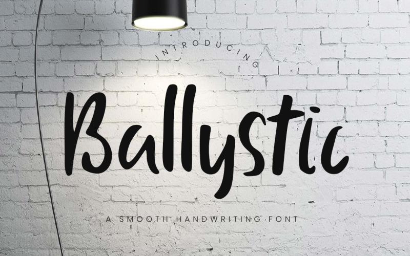 Ballystic Handschrift Schriftart
