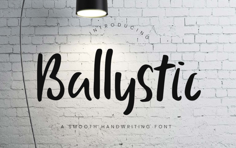 Download Шрифт "Ballystic Handwriting Typeface Font" / Ballystic Handwriting Typeface Font - Шрифт на тему графика branding,condensed,display,hand-lettered,hand-written,handdrawn,handlettering,handwritten,handwritting,sans-serif,casual,natural,logo,typography,elegant
