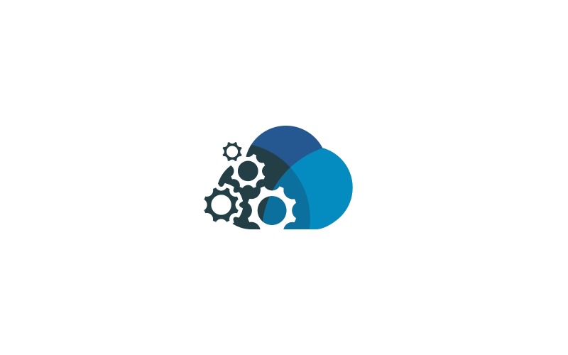 Download Шаблон логотипа "Cloud Gear Logo Template" / Cloud Gear Logo Template - Шаблон логотипа на тему графика abstract blue business cloud company computing corporate creative data design global internet logo net network server solution storage symbol tech,cloud,gear,service,logo,entertainment,media,
