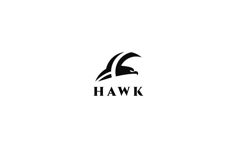 Download Шаблон логотипа "Hawk Logo Template" / Hawk Logo Template - Шаблон логотипа на тему графика agency animal brand branding brave business company corporation creative digital eagle elegant exclusive hawk identity marketing media memorable minimalist modern,airline,bird,blue,brand,bran