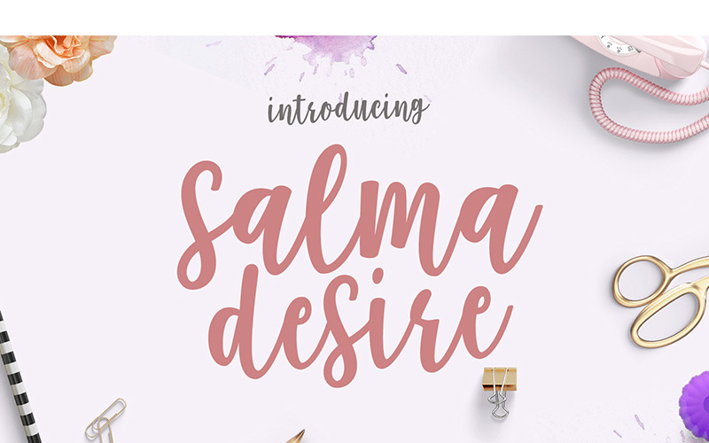 Download Шрифт "Salma Font" / Salma Font - Шрифт на тему графика font script fontface calligraphy printing type handwritten typography