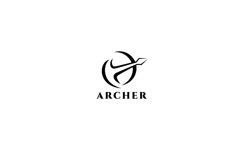 Download Шаблон логотипа "Archer Logo Template" / Archer Logo Template - Шаблон логотипа на тему графика accurate archer archery arrow bow business clever company consult direction finance focus marketing money point fast profit sharp shoot shot,accurate,archer,archery,arrow,bow,business,clever,