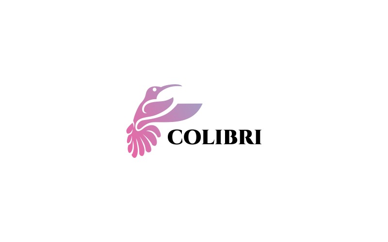Download Шаблон логотипа "Colibri Logo Template" / Colibri Logo Template - Шаблон логотипа на тему графика bird clean colibri colorful company corporate creation creative entertainment exclusive flight fly idea innovation innovative it light media modern professional,beauty,body,care,boutique,busi