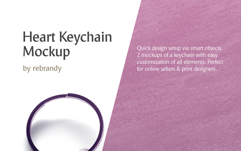 Download Мокап для продукта "Heart Keychain product mockup" / Heart Keychain product mockup - Мокап для продукта на тему графика psd download key chain friends lovers keychain heart love ring keyring label trinket holder door souvenir home symbol mockup mokcup