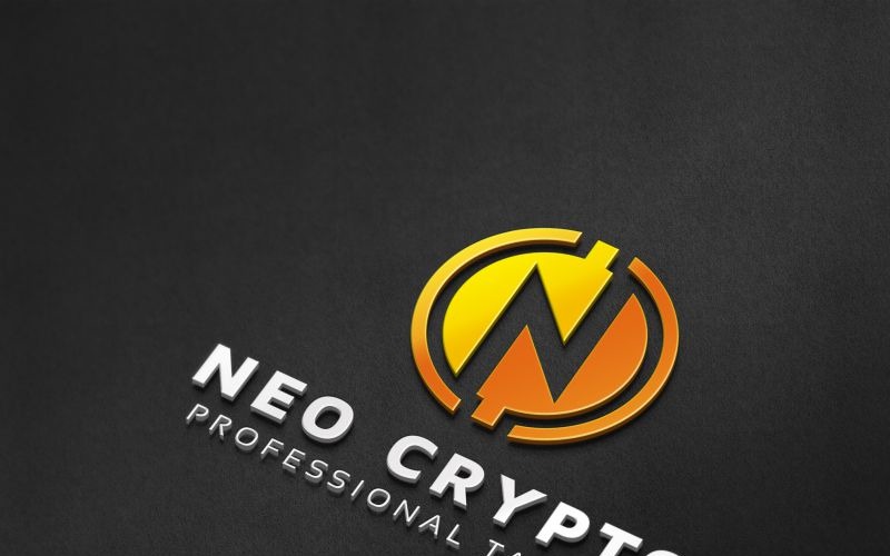 Download Шаблон логотипа "Neo Crypto - N Letter Logo Template" / Neo Crypto - N Letter Logo Template - Шаблон логотипа на тему графика alphabet creative digital generation letter marketing media n net network new year next online product round shadow shape software square