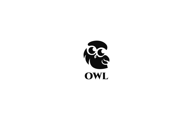 Download Шаблон логотипа "Owl Logo Template" / Owl Logo Template - Шаблон логотипа на тему графика animal animals bird book creative design education eye fly flying graphic head intelligent knowledge learn logo media owl read smart,logo,cute,abstract,animal,animals,blog,company,cool,corpor