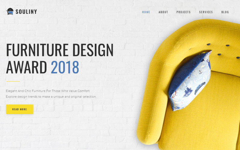 Souliny - Bútorok többcélú, modern WordPress Elementor téma