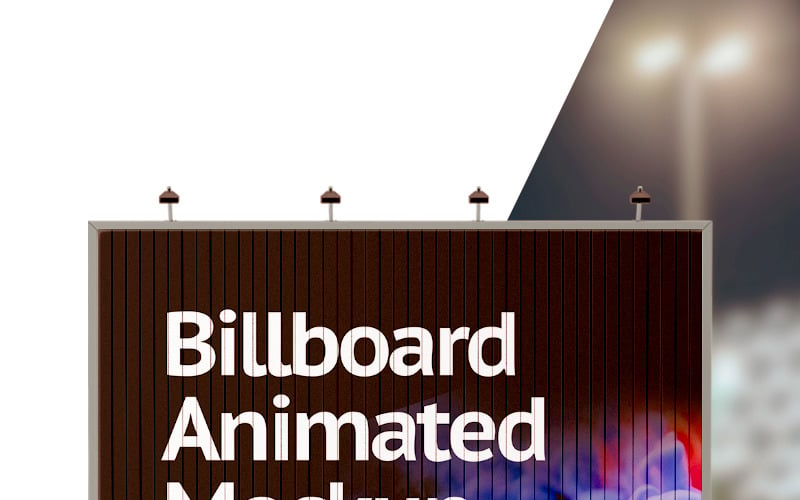 Billboard Animasyonlu ürün maketi