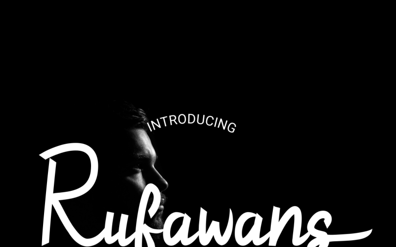 Carattere corsivo Rufawans