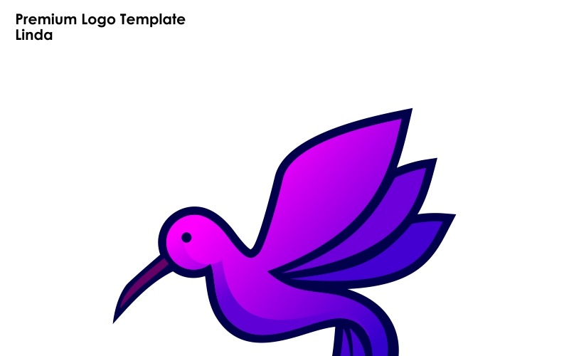 Download Шаблон логотипа "Colibri logo Logo Template" / Colibri logo Logo Template - Шаблон логотипа на тему графика bird clean colibri colorful company corporate creation creative entertainment exclusive flight fly idea innovation innovative it light media modern professional