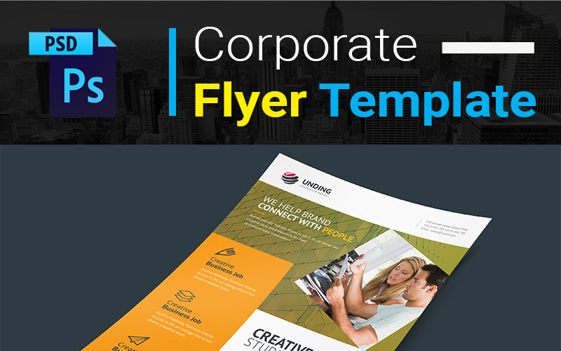 Download Фирменный стиль "Connecting People Flyer - Corporate Identity Template" / Connecting People Flyer - Corporate Identity Template - Фирменный стиль на тему графика ad agency builder bundle business clean coaching company concept consulting corporate creative design digital flyer flyers marketing modern multipurpose office
